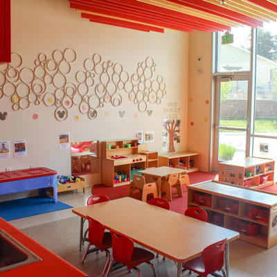 one-year-old classroom in the UVU Childcare Program