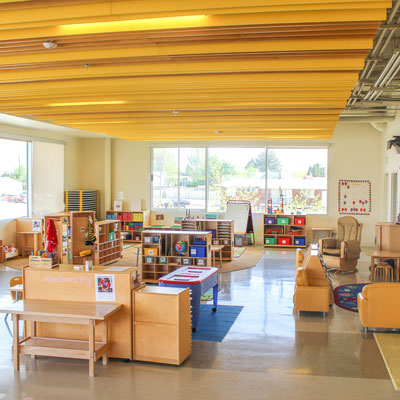 Childcare faciliteis for preschoolers at the Wee Care Center