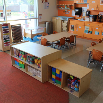 two-year-old classroom in the UVU Wee Care Childcare program