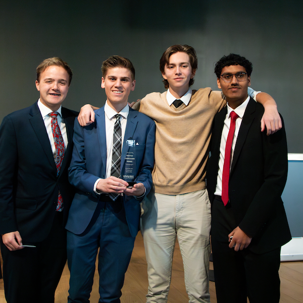 Students from the 2024 Concurrent Enrollment and Economics Competition at UVU